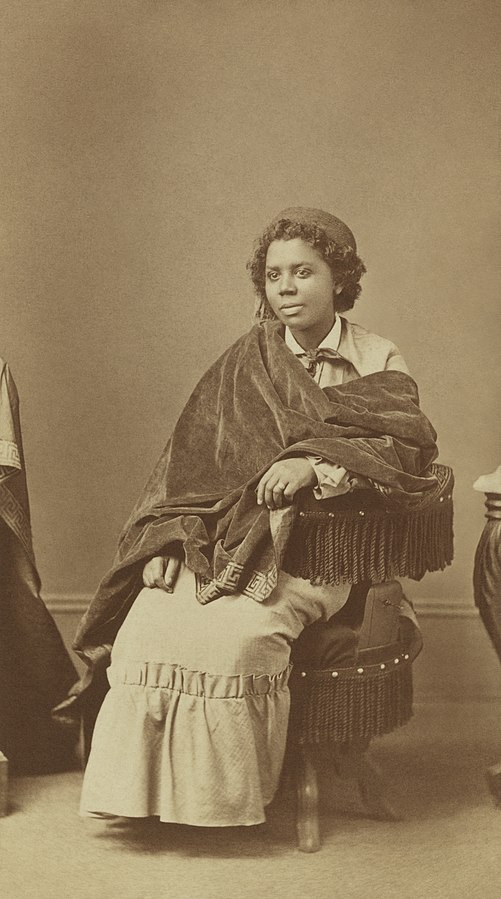 Rocher, Henry. Photographer. Mary Edmonia Lewis. c. 1870. Image courtesy of The National Portrait Gallery via CC0